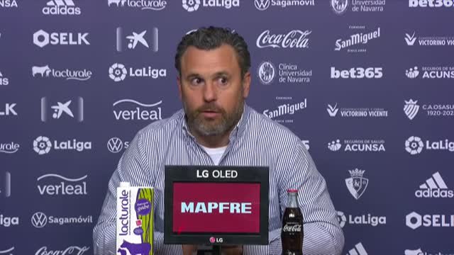 Jagoba Arrasate: Es un punto más o un punto menos que nos queda para el objetivo