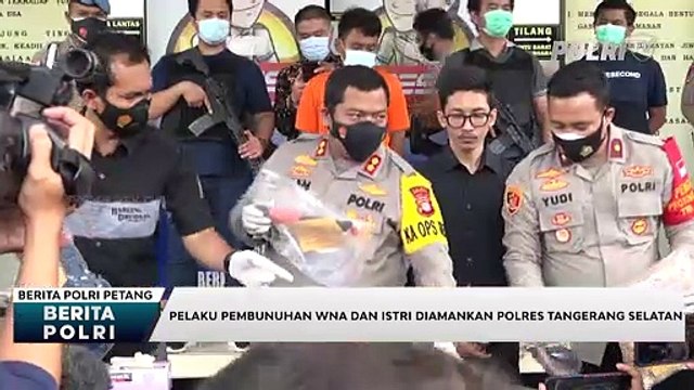 Polres Tangerang Selatan Tangkap Pelaku Pembunuhan Pasutri