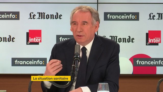 François Bayrou : Les contaminations ont lieu pour 95% dans un lieu clos (...) Si l'on pouvait rendre à chacun d'entre nous le plein air, la nature, l'espace ouvert, ça changerait beaucoup de choses.