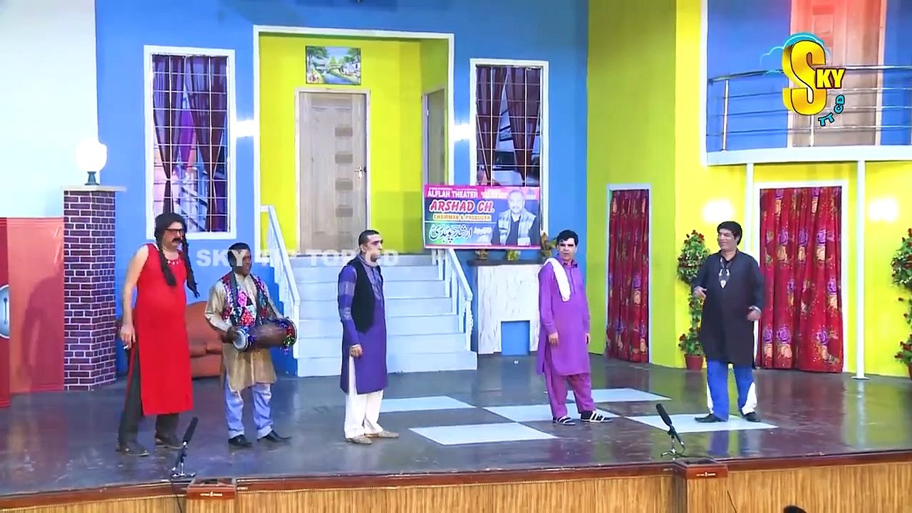 Zafri Khan _ Non Stop Comedy _ Zafri Khan with Asif Pheena _ Stage Qawali _ Stage Drama Clip 2020