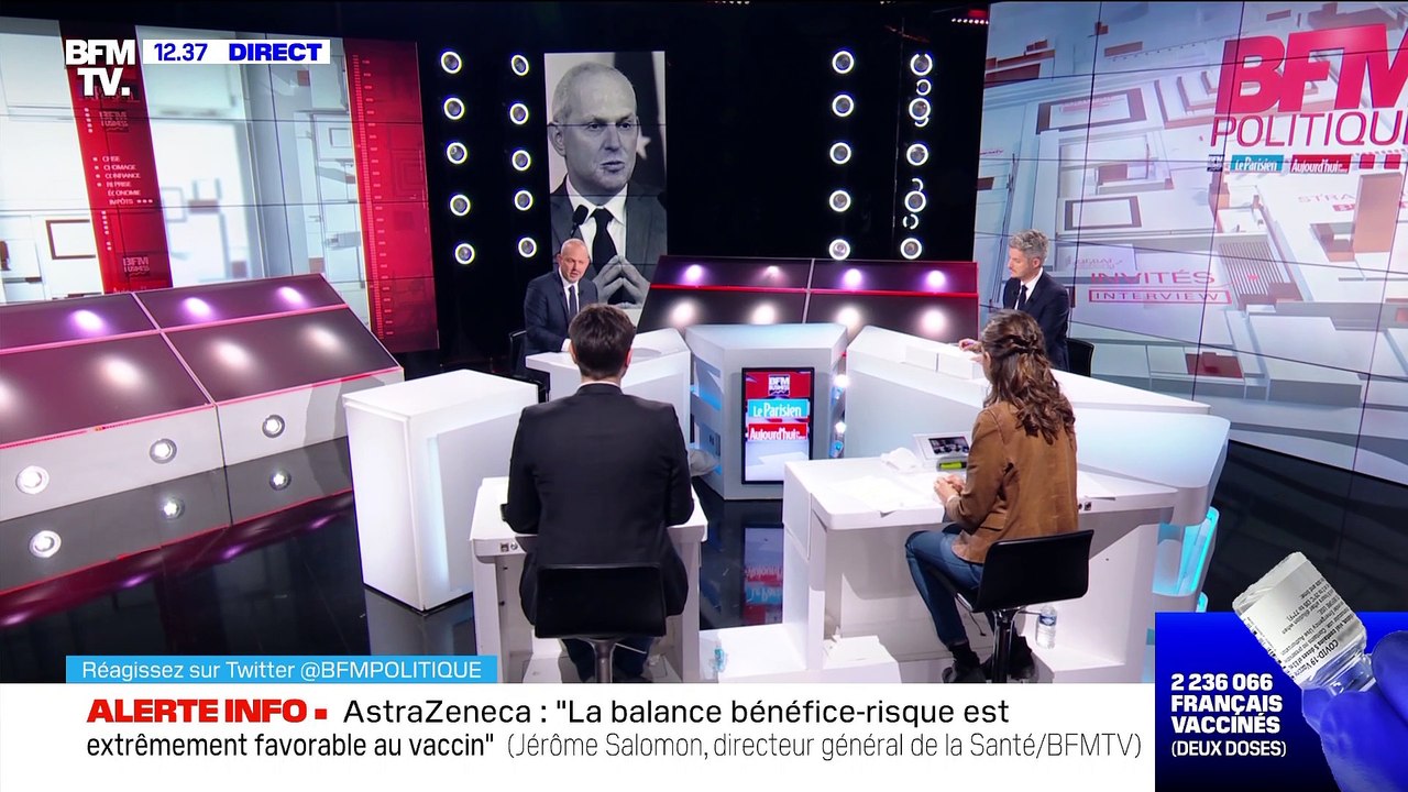 "Il faut dire aux Français que plus nous aurons une immunité collective élevée, moins le virus pourra circuler", Jérôme Salomon - 14/03