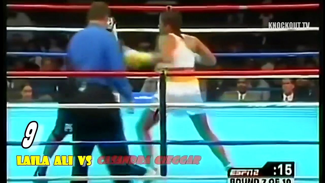 Laila Ali stronger as her father