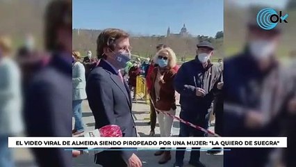 Almeida a una mujer que elogió su "planta" pese a medir 1,66: "¡A usted yo la quiero de suegra!"