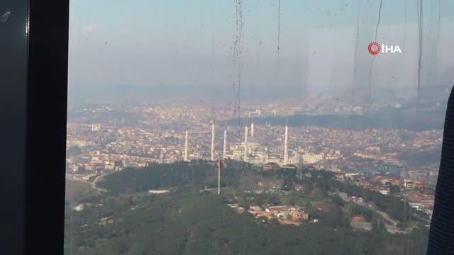 Cumhurbaşkanı Erdoğan yapımı devam eden Çamlıca Kulesi'ni inceledi