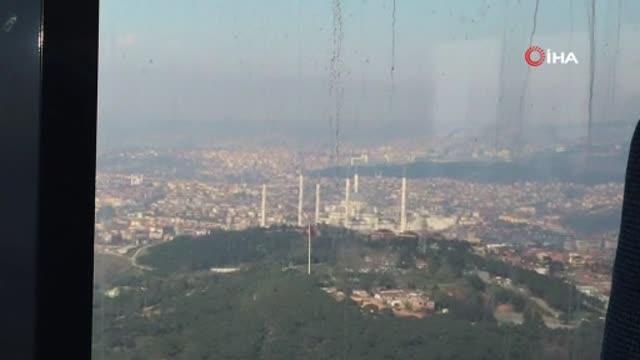 Cumhurbaşkanı Erdoğan yapımı devam eden Çamlıca Kulesi'ni inceledi