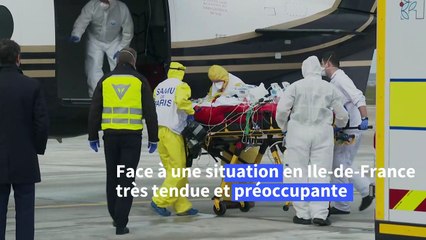 Orly: deux patients Covid évacués d'Ile-de-France vers Bordeaux