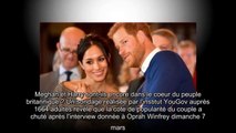 Harry et Meghan : après leur interview, ils sont plus impopulaires que jamais au Royaume-Uni