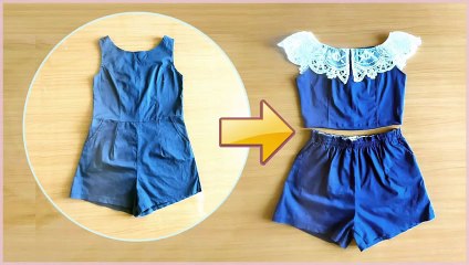 Tái Chế Quần Áo Cũ Thành Bộ Đồ Dễ Thương