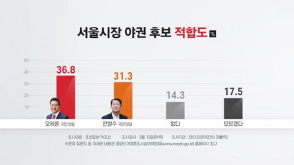 "오세훈, 적합도-경쟁력 조사 모두 안철수에 우세" / YTN