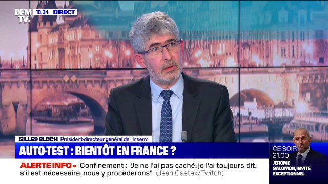 Pour le PDG de l'Inserm, l'auto-test est une solution qui va permettre de gagner du temps pour que les gens s'isolent rapidement