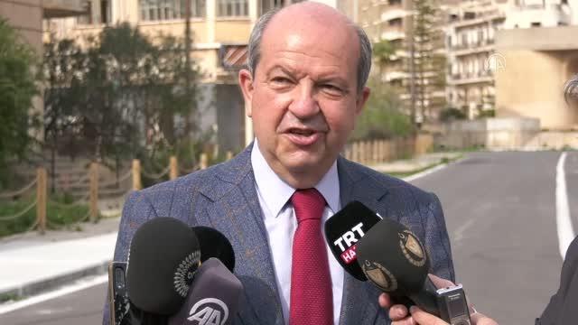 Son dakika haberleri... KKTC Cumhurbaşkanı Tatar, Bir Zamanlar Kıbrıs dizi setini ziyaret etti