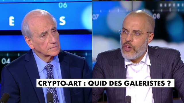Kamel Mennour, galeriste, sur l'art numérique : Il y a beaucoup de personnes qui le considéraient avec mépris, (...) pour nous qui sommes des dinosaures c'est une secousse