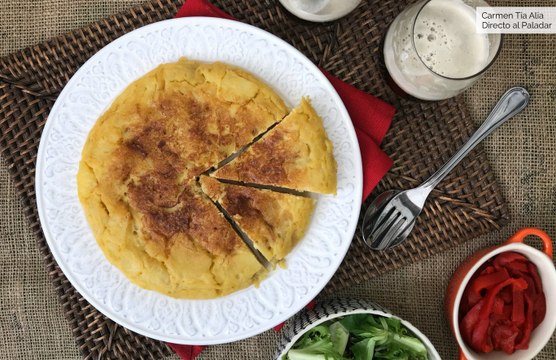 Receta de TORTILLA DE PATATA VEGANA, sin huevo Instafood