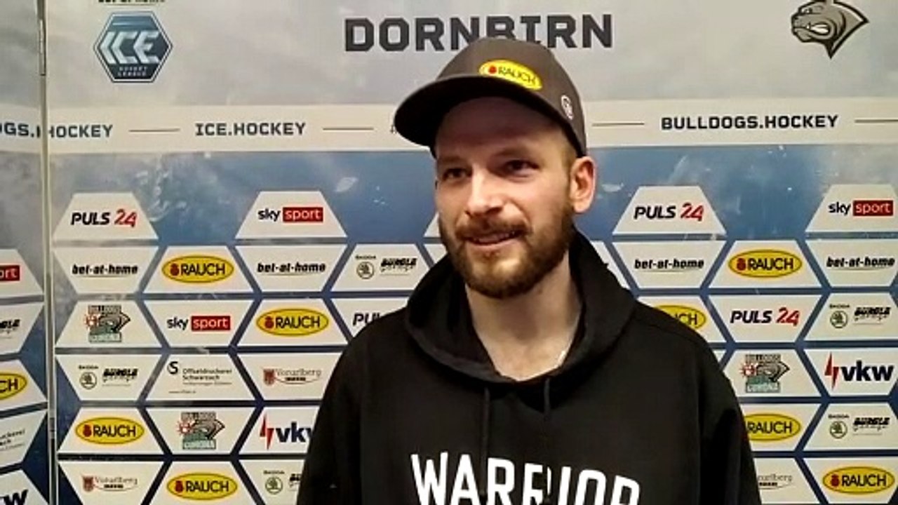14.3.21 / Playoff-VF: Kevin Macierzynski (DEC) nach Sieg über Salzburg