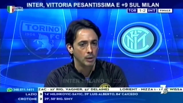 TORINO-INTER 1-2 post-match * TRAMONTANA: L'INTER È IN FORMA, MA HA DIFFICOLTÀ CON LE SQUADRE CHIUSE
