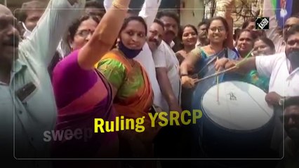 Ruling YSRCP sweeps AP municipal polls