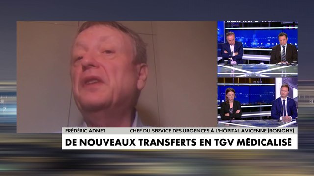 Frédéric Adnet, chef du service des urgences à Bobigny : On envisage d'utiliser un TGV médicalisé, on pourrait évacuer une cinquantaine de patients d'un coup, mais c'est très délicat