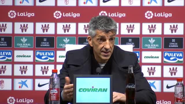 Alguacil encaja la derrota frente al Granada: Creo que el resultado final es más mérito de ellos que demérito nuestro