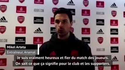 28e j.- Arteta : "J'espère qu'Aubameyang accepte sa sanction"