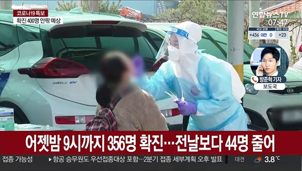 어젯밤 9시까지 356명 확진…2분기 백신 접종 계획 발표