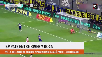 Empate entre River y Boca