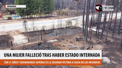 Una mujer es la segunda víctima de los incendios en la Patagonia