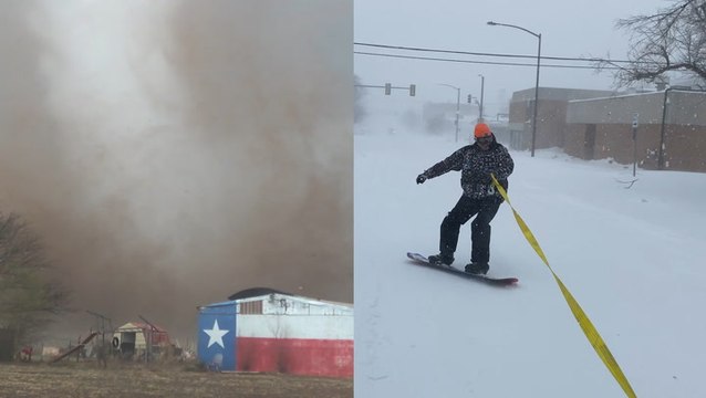 From tornadoes to snowstorms: Wild weekend of weather