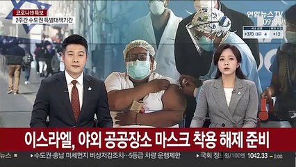 이스라엘, 야외 공공장소 마스크 착용 해제 준비