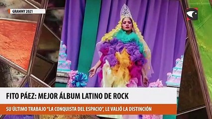 Fito Páez ganó el premio al Mejor Álbum Latino de Rock o Alternativo