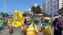Copacabana contra a ditadura sanitária comunista em 14/03/21