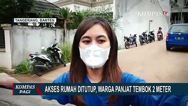 Melihat Lebih Dekat Akses Rumah Warga Ciledug yang Ditutup Dinding 2 Meter
