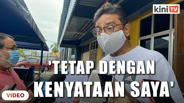'Saya tetap dengan kenyataan saya' - Xavier Jayakumar