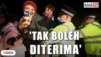 Polis London dikecam, heret peserta memorial mangsa bunuh