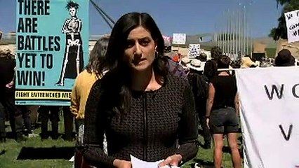 Descargar video: Thousands rallying against sexism, gendered violence