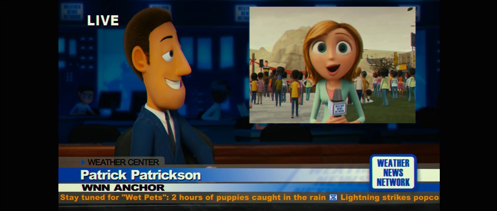 Wolkig mit Aussicht auf Fleischbällchen Film