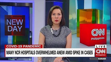 Many NCR hospitals overwhelmed anew amid spike in cases l New Day