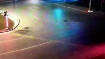 İzmir'de 2 kişinin yaralandığı kazanın güvenlik kamera görüntüleri ortaya çıktı