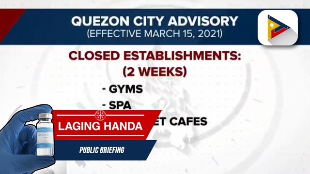 #LagingHanda | Ilang establisyimento, ipinasara sa loob ng dalawang linggo