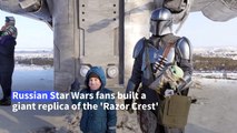 Star Wars fans build Mandalorian spaceship in Siberia