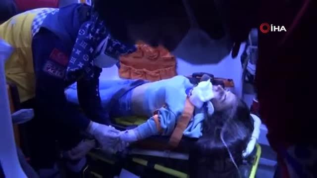 Sevgilisiyle tartışan genç kız alt geçide atladı