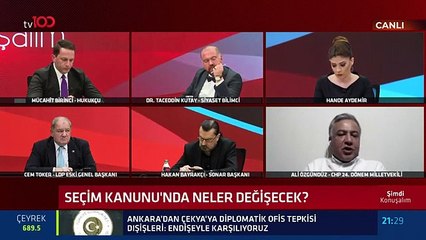 AK Partili ve CHP'li isim birbirine girdi! Stüdyoyu terk etti!