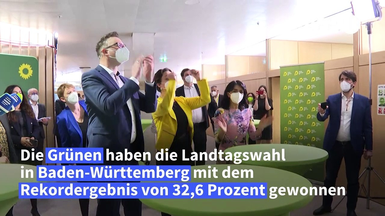 Baden-Württemberg: Rekordergebnis für die Grünen - CDU stürzt ab