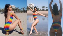 रंग बिरंगी Bikini पहन इस Actress ने लगाई आग | Lauren Gottileb Bikini Look | Boldsky