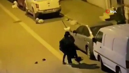 Sokakta kadına şiddet!