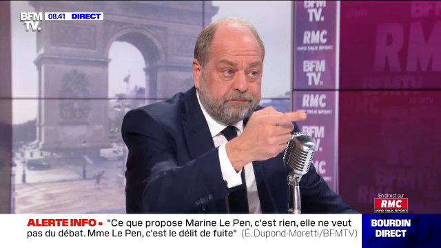 Éric Dupond-Moretti sur les rixes: Le répressif sans l'éducatif, c'est une machine à récidive