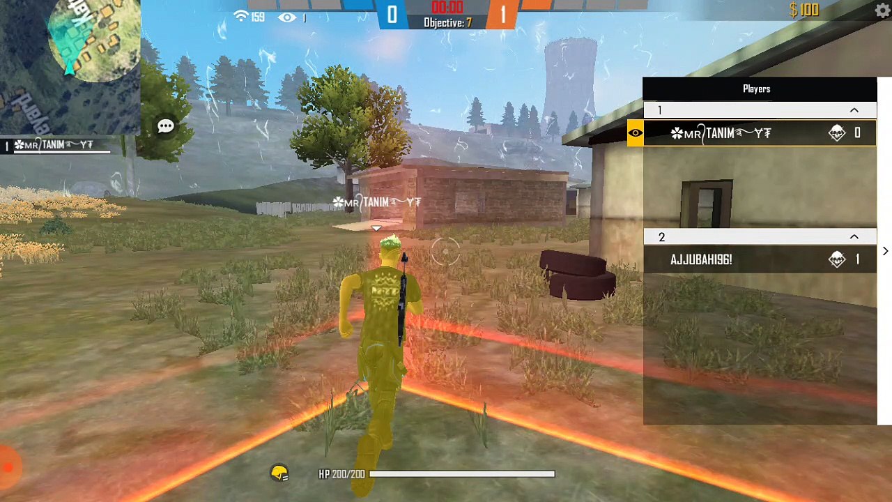1 vs 1 FreeFire game play