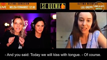 Paula Usero se quema interview with Valen and Sofi ENGISH SUBTITLES