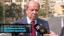KKTC Cumhurbaşkanı Tatar, ‘Bir Zamanlar Kıbrıs’ dizi setini ziyaret etti