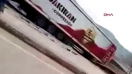 BURSA 4 kişinin ölümüne neden olan TIR'ın kazadan saniyeler önceki görüntüleri ortaya çıktı
