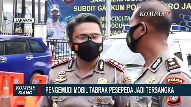 Pengemudi Mobil Mercy Tabrak Pesepeda di Bundaran HI Jadi Tersangka